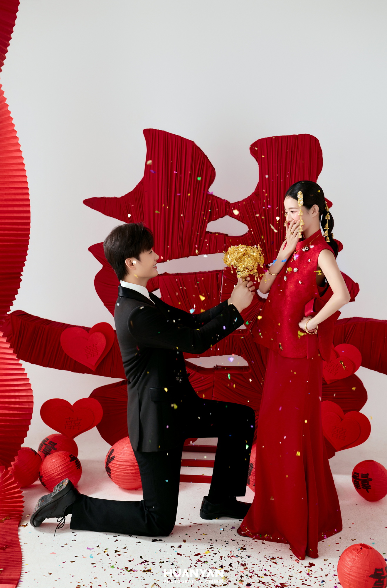 武义胶片感婚纱照怎么拍？耐看的颗粒与暖调