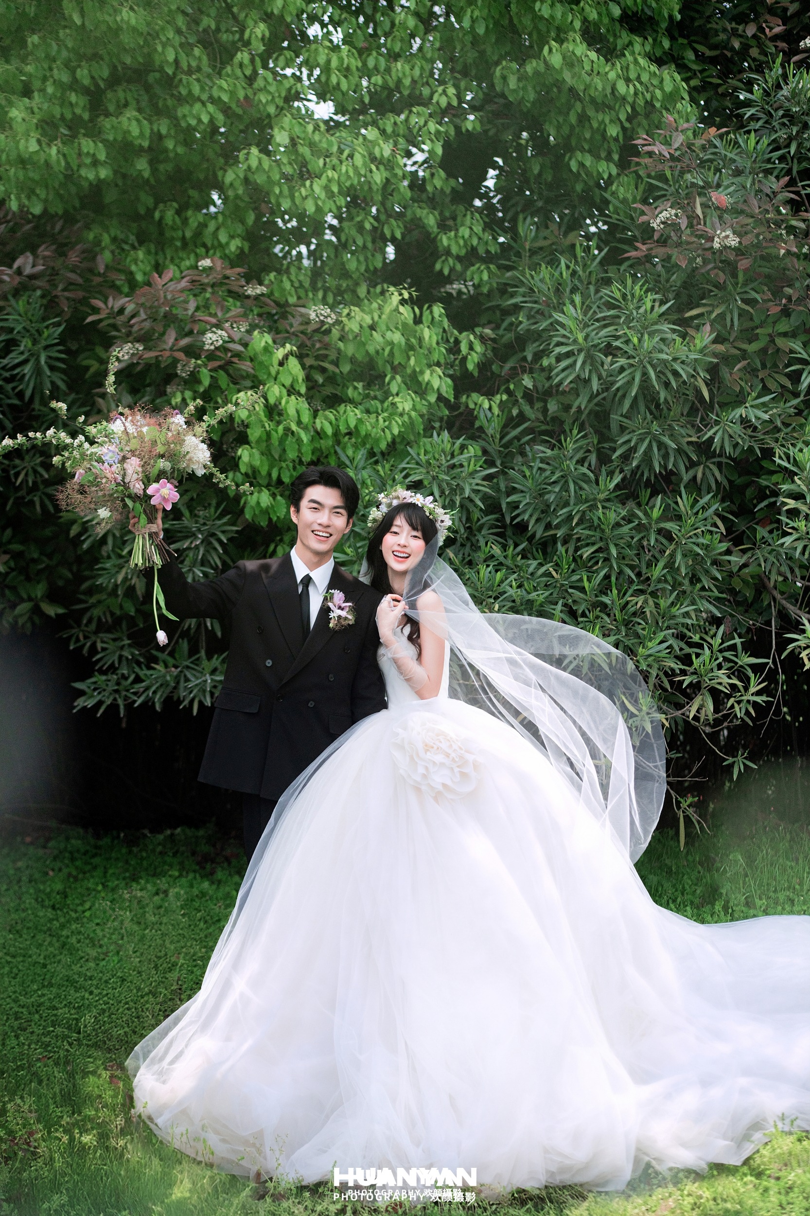 森屿私语客片第11张｜清新自然婚纱照，摄于户外自然