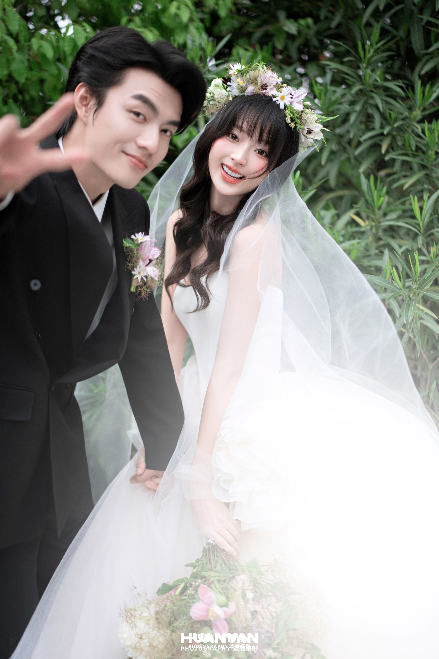 户外自然清新自然婚纱照实拍（森屿私语系列）