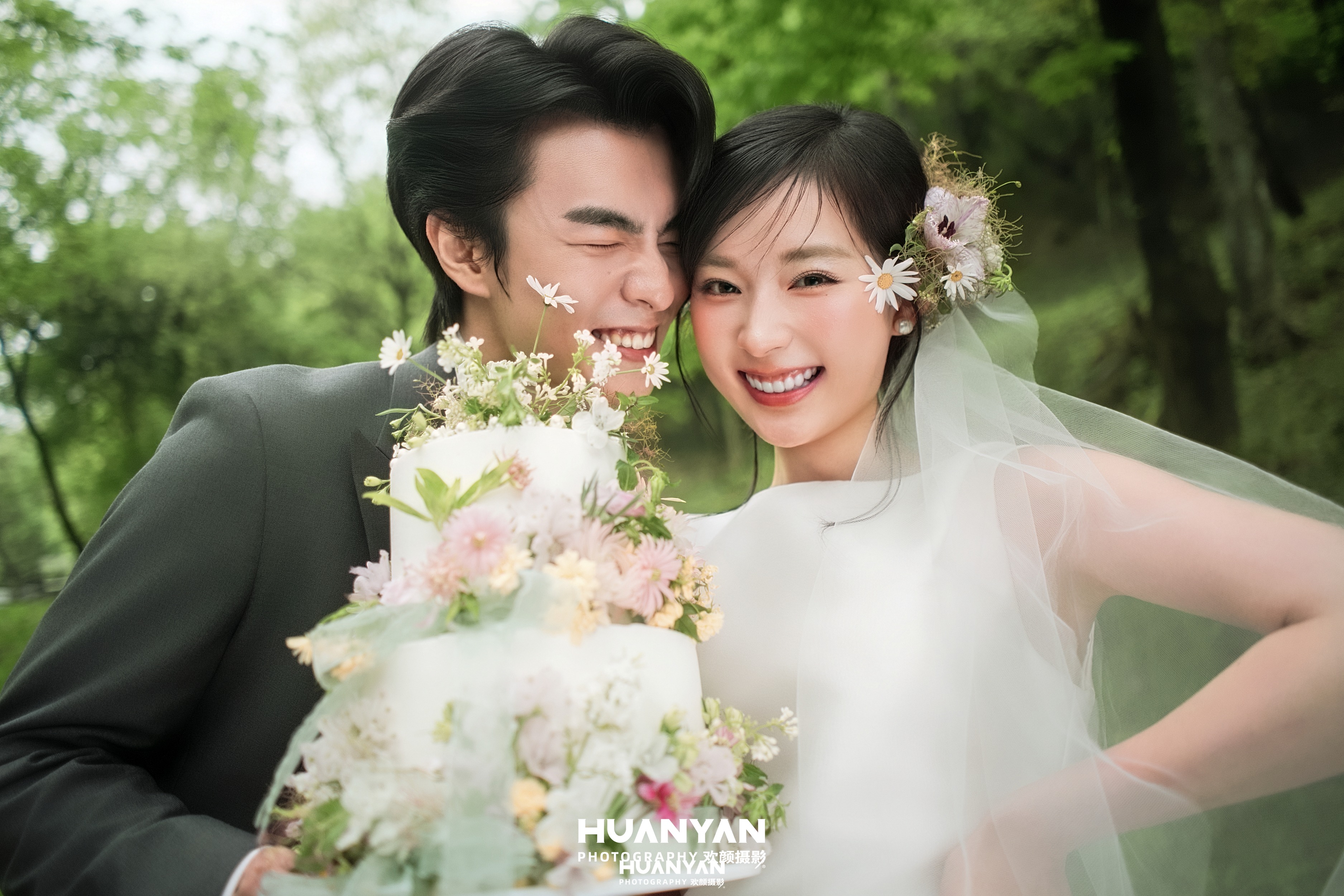 森屿漫光：清新自然婚纱照户外自然实拍