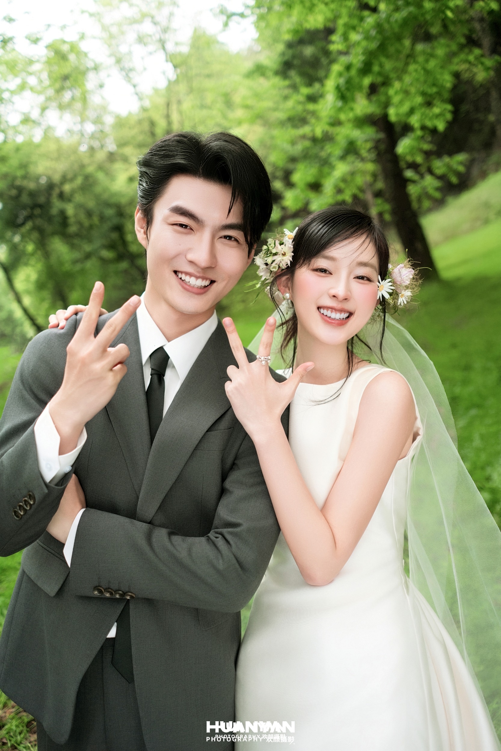 清新自然婚纱照 · 户外自然场景 · 森屿漫光客片