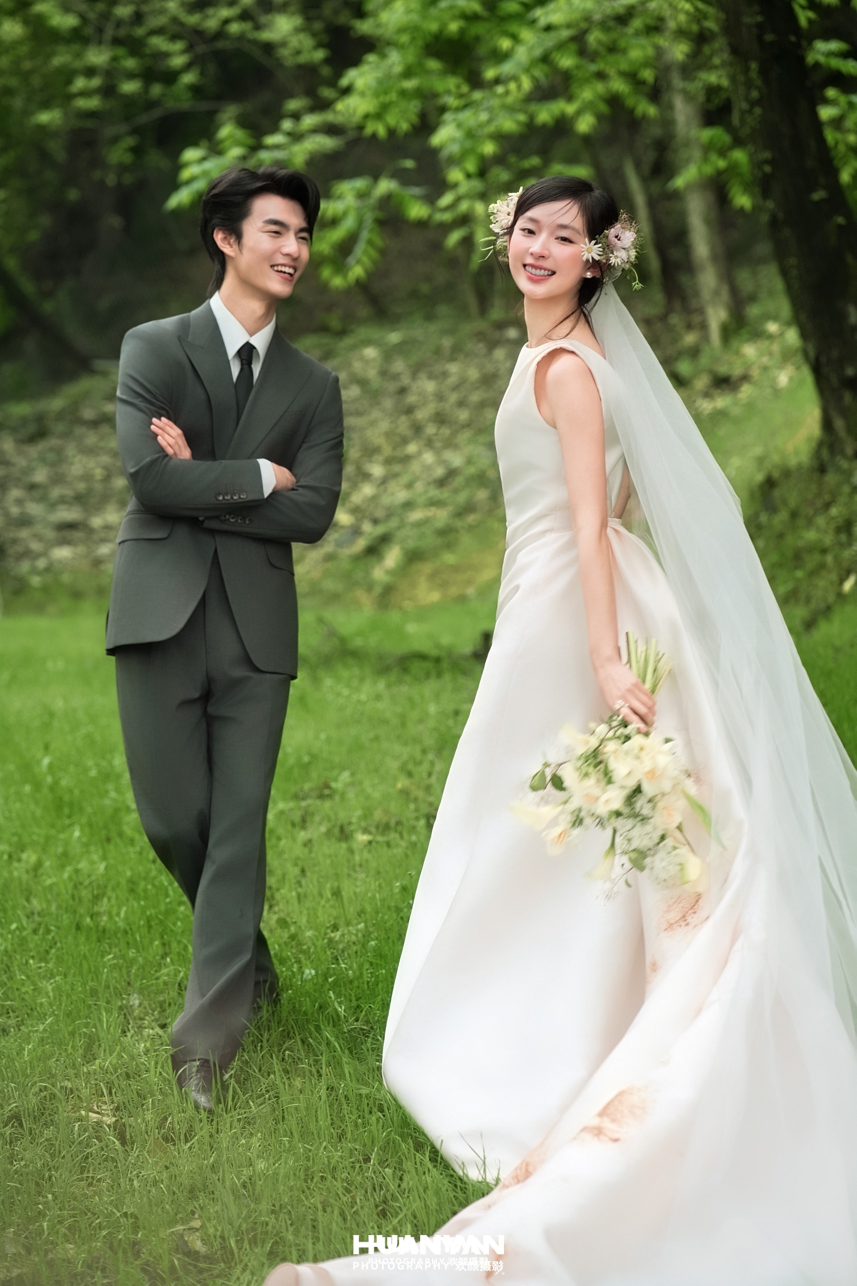 森屿漫光：清新自然婚纱照户外自然实拍