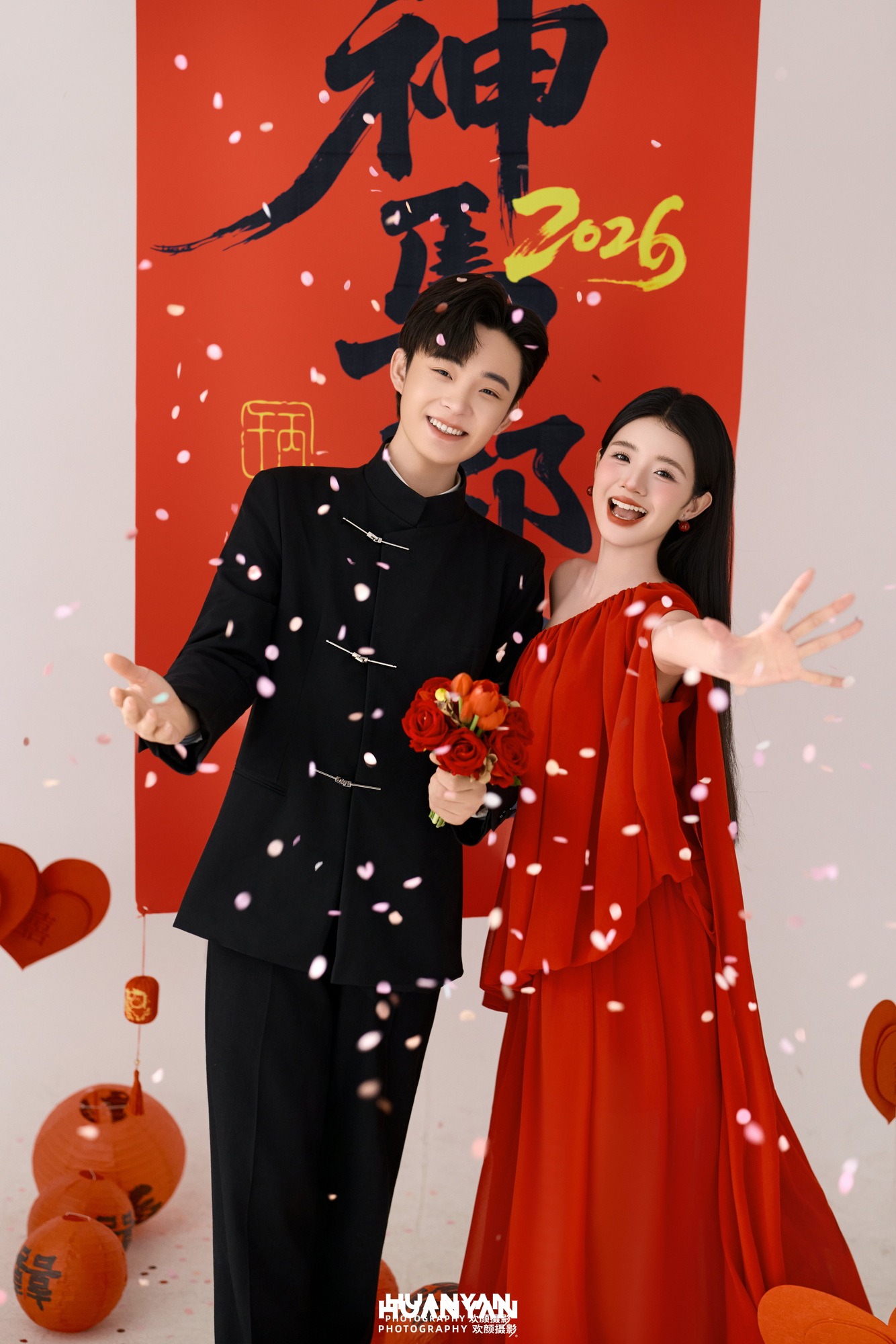 神马都好：新中式婚纱照室内影棚实拍