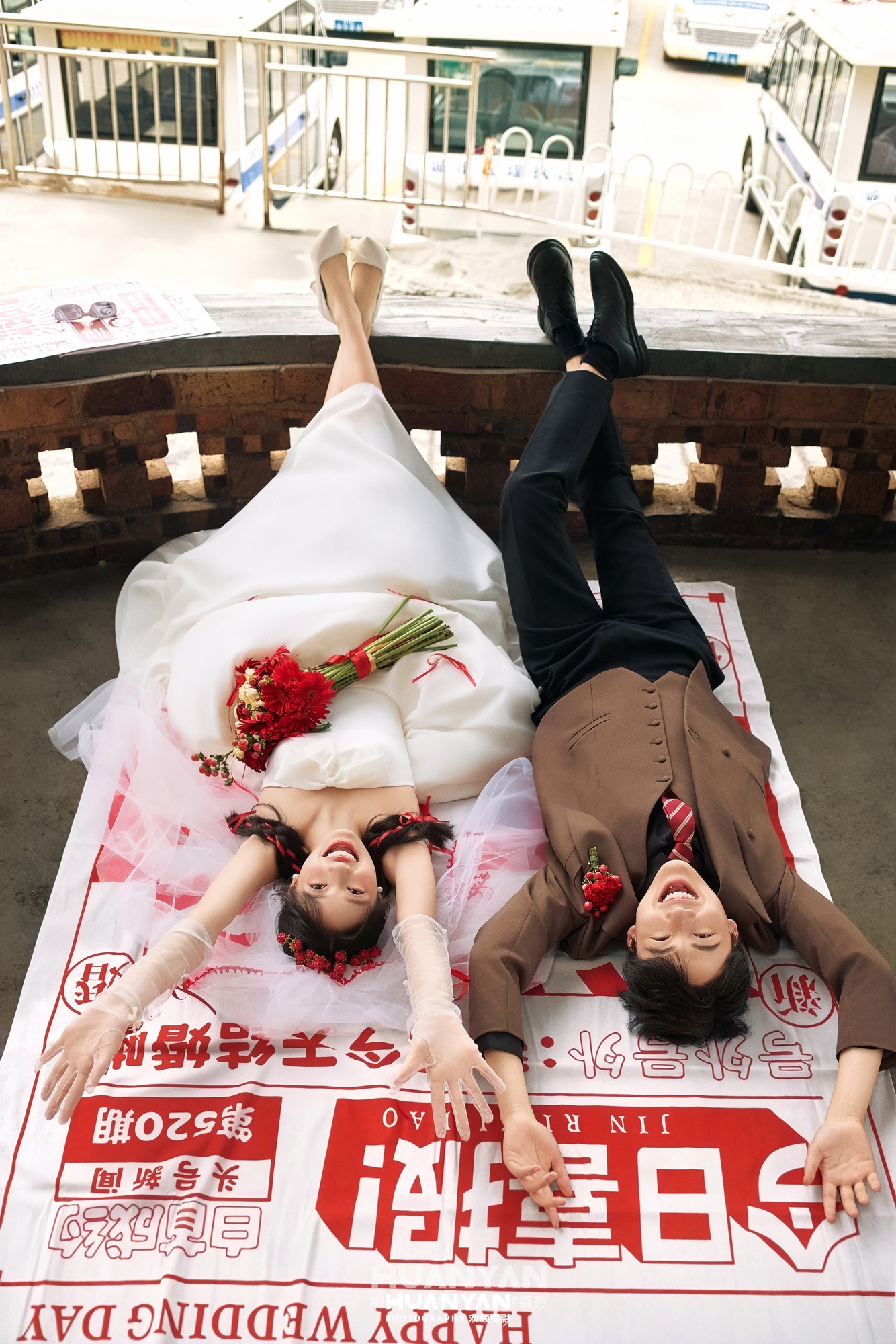 轻复古婚纱照 · 户外自然场景 · 拾光花事客片