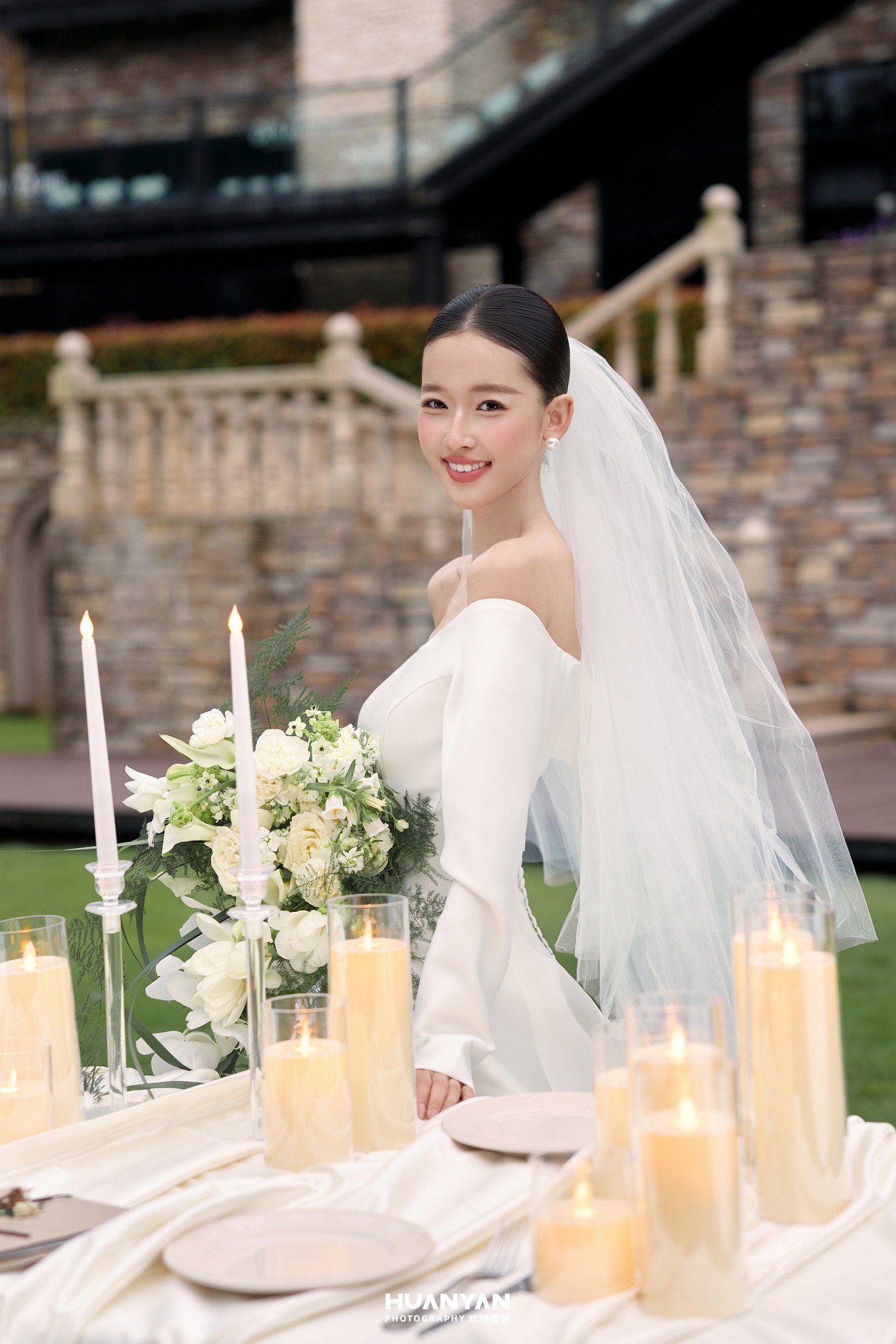 户外自然韩式温柔婚纱照实拍（掌心之诺系列）
